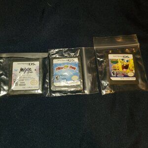 Three Nintendo DS Games